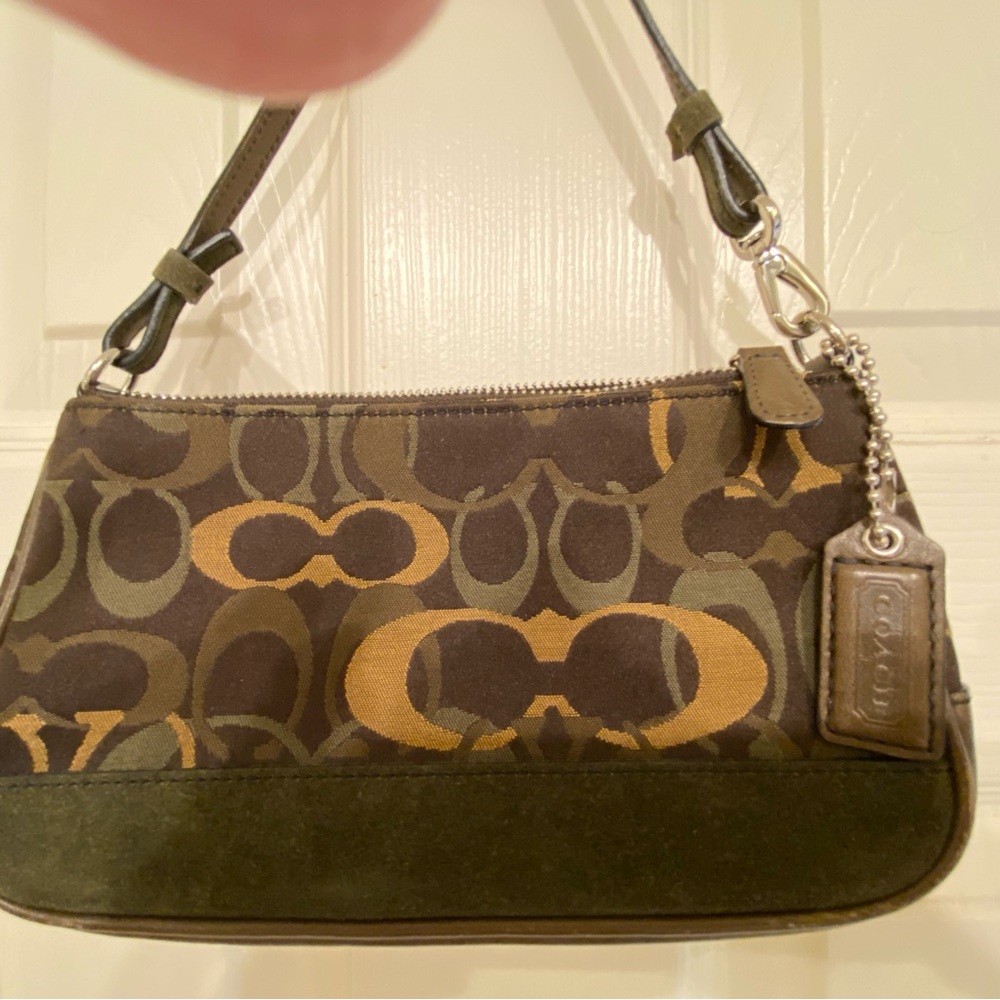 Coach Vintage Camouflage Monogram Wristlet - Picture 2 of 15
